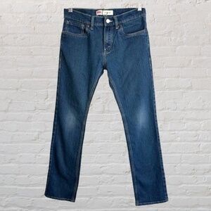 Levis Strauss 511 Slim Jeans 16 Regular 28x28 Denim Blue‎